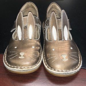 Livie & Luca Bronze Bunny Mary Janes